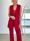 Colete Alfaiataria Amalfi Vermelho