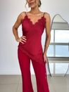 Calça Alfaiataria Aretha Vermelho