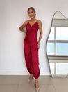 Calça Aladim Cetim Vermelho