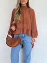 Vestido Boho Capa Camel