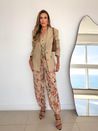 Blazer Trento Linho Caqui