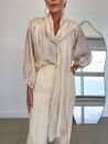 Blusa Echarpe Aura Glow Marfim