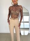 Calça Alfaiataria Ophelia Bege