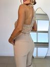 Calça Alfaiataria Ophelia Bege