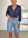 Bermuda Jeans Samy Jeans Claro