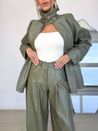 Calça Balloon Jabour Verde