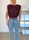 Blusa Clarice Vinho