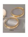 Brinco Leve Argola Maxi Dourado