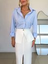 Camisa Listrada Azul
