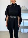 Conjunto Zermatt Tricô Preto