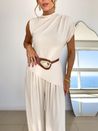 Calça Aladim Yasmin Marfim