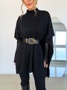 Conjunto Zermatt Tricô Preto