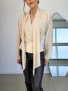 Blusa Echarpe Clarice Marfim