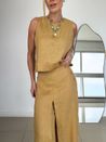 Conjunto Linho Pantacourt Bege