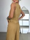 Conjunto Linho Pantacourt Bege