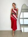Saia Amélie Cetim Vermelho