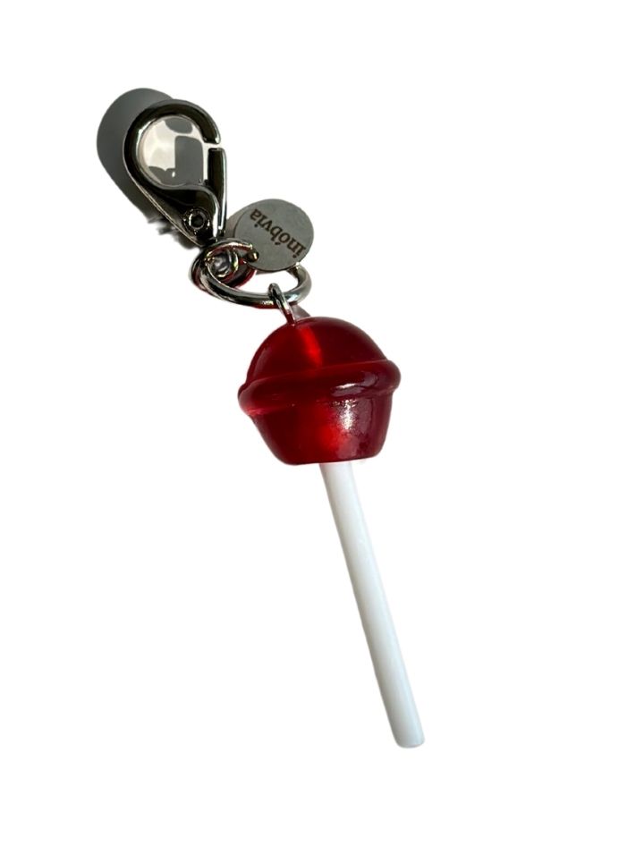 Micro Charm Pirulito Vermelho
