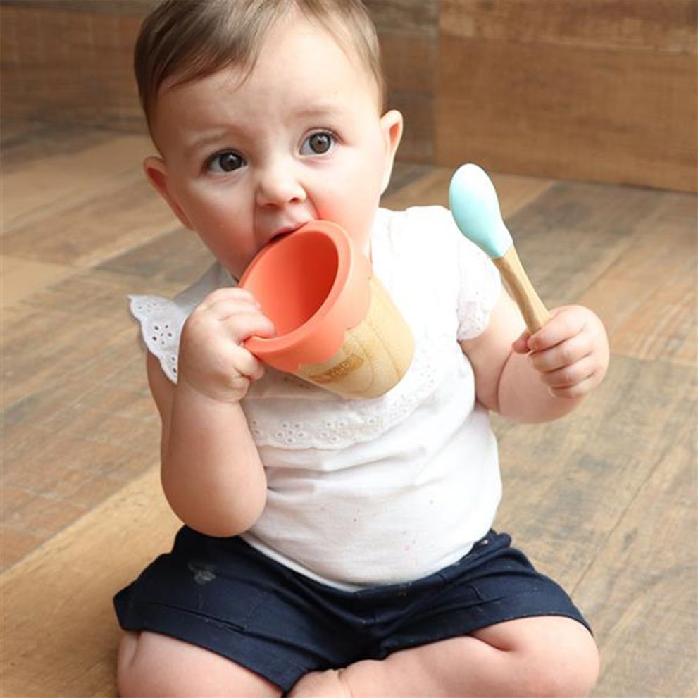 Copo de Treinamento Bam N' Boo Rosa (6m+) - Fisher Price