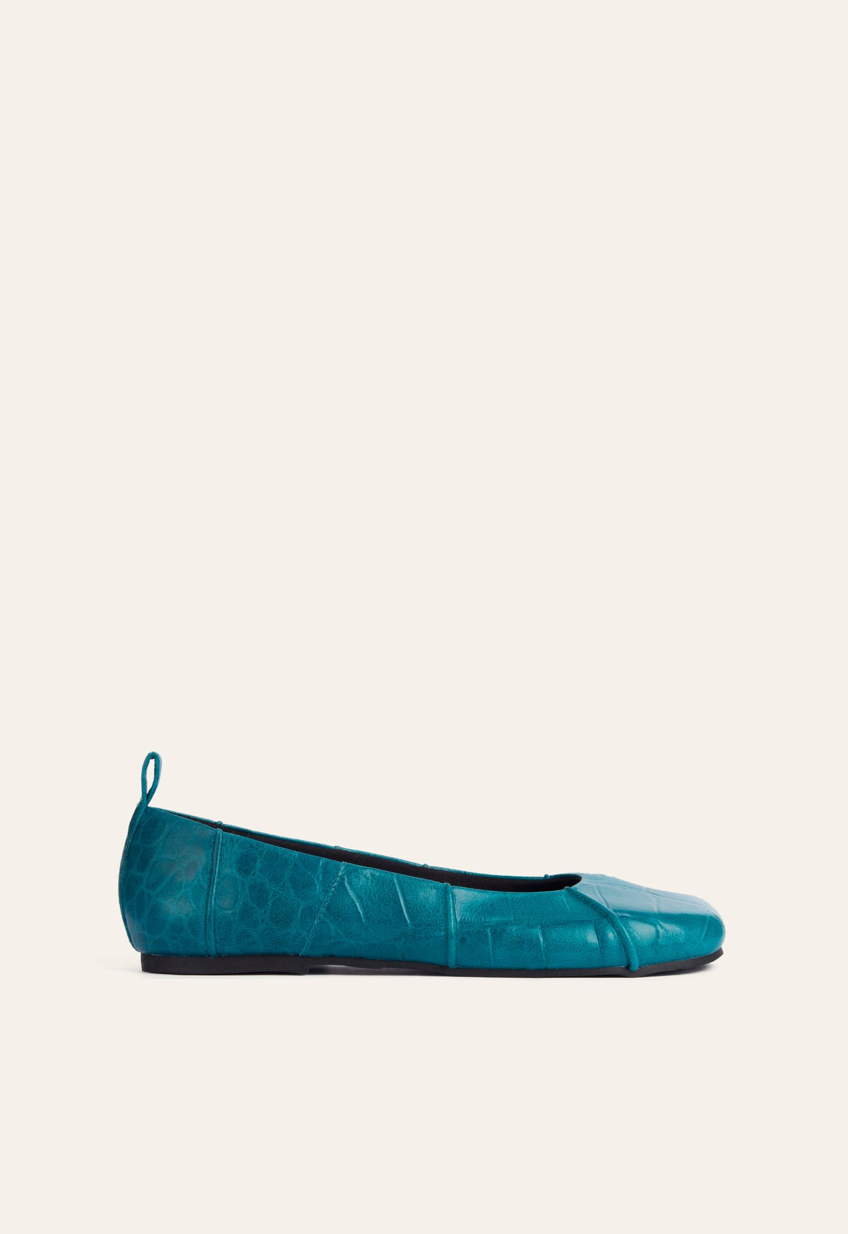 SAPATILHA TAGUI CROCO TURQUESA