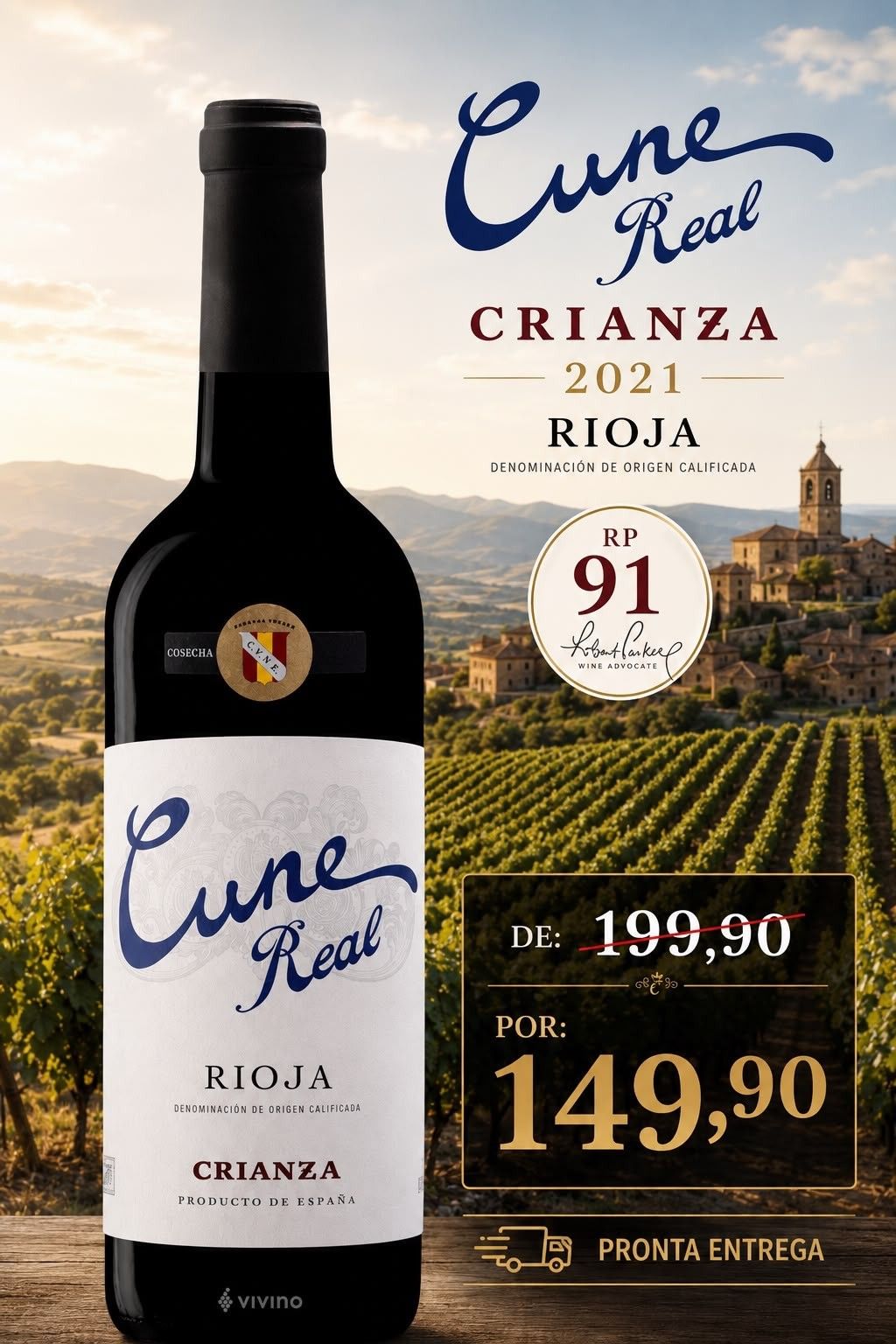 Vinho Cune Real Crianza