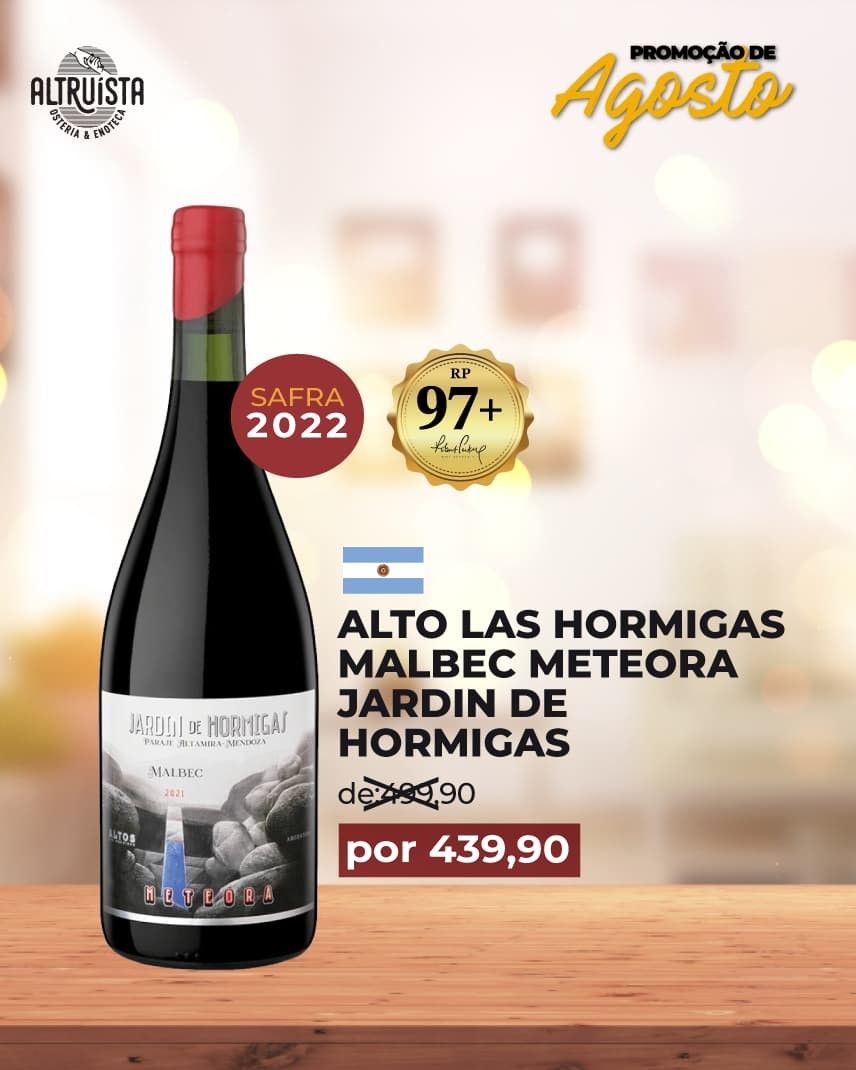 Altos Las Hormigas Jardín de Hormigas Meteora Malbec