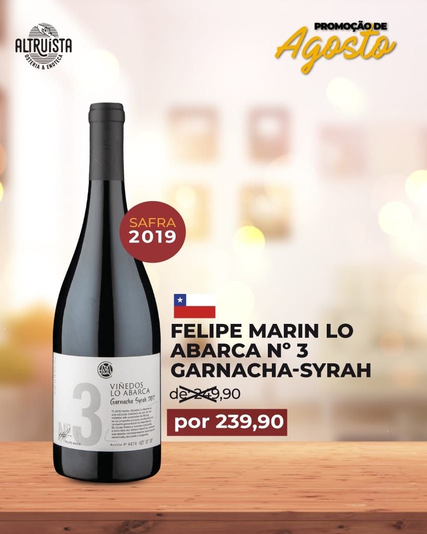 FELIPE MARIN Viñedos Lo Abarca N3 Garnacha Syrah 