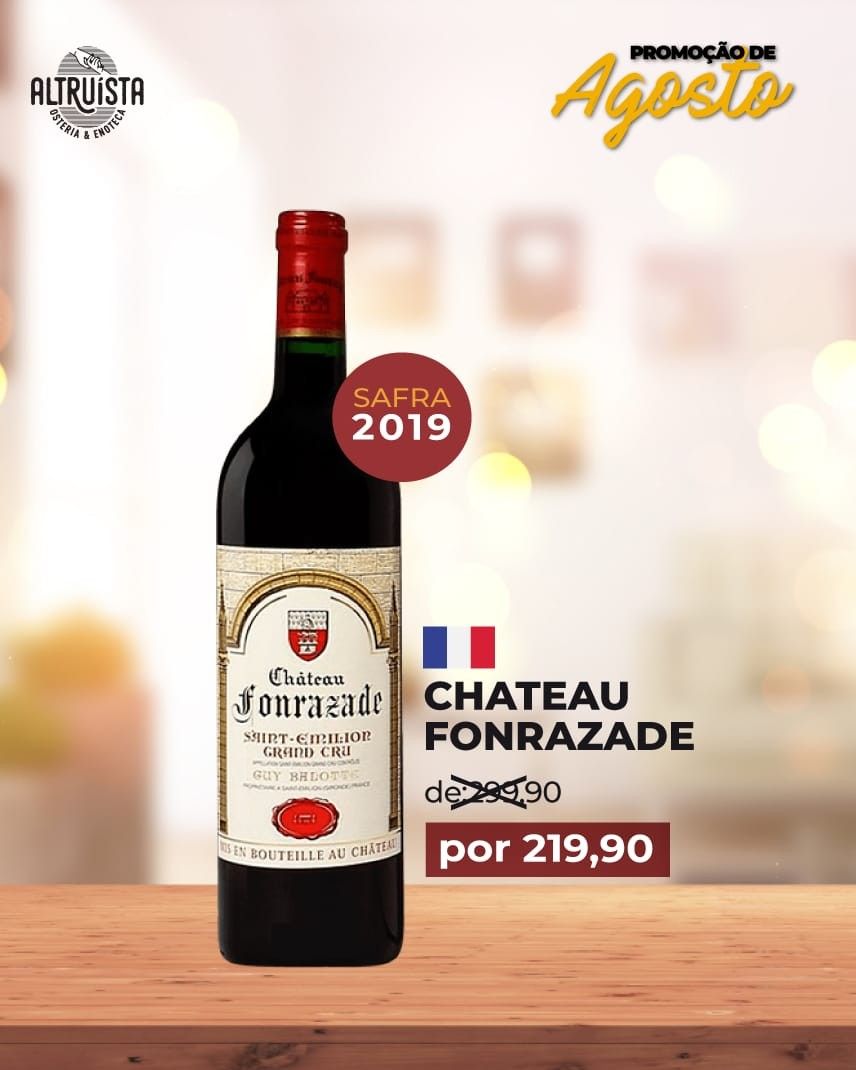 Chateau Fonrazade Saint-Emilion Grand Cru  2019