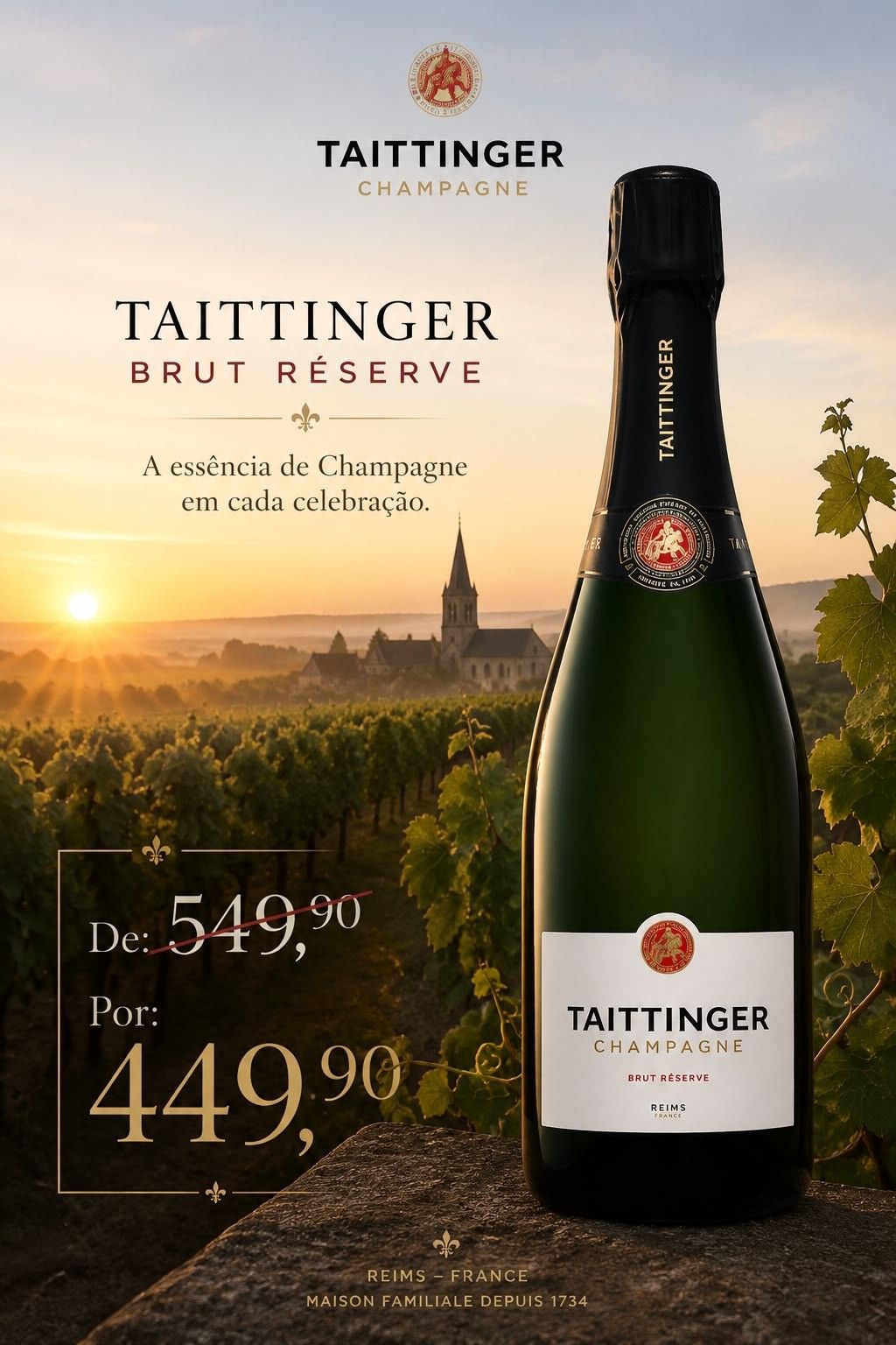 Champagne   Taittinger Brut
