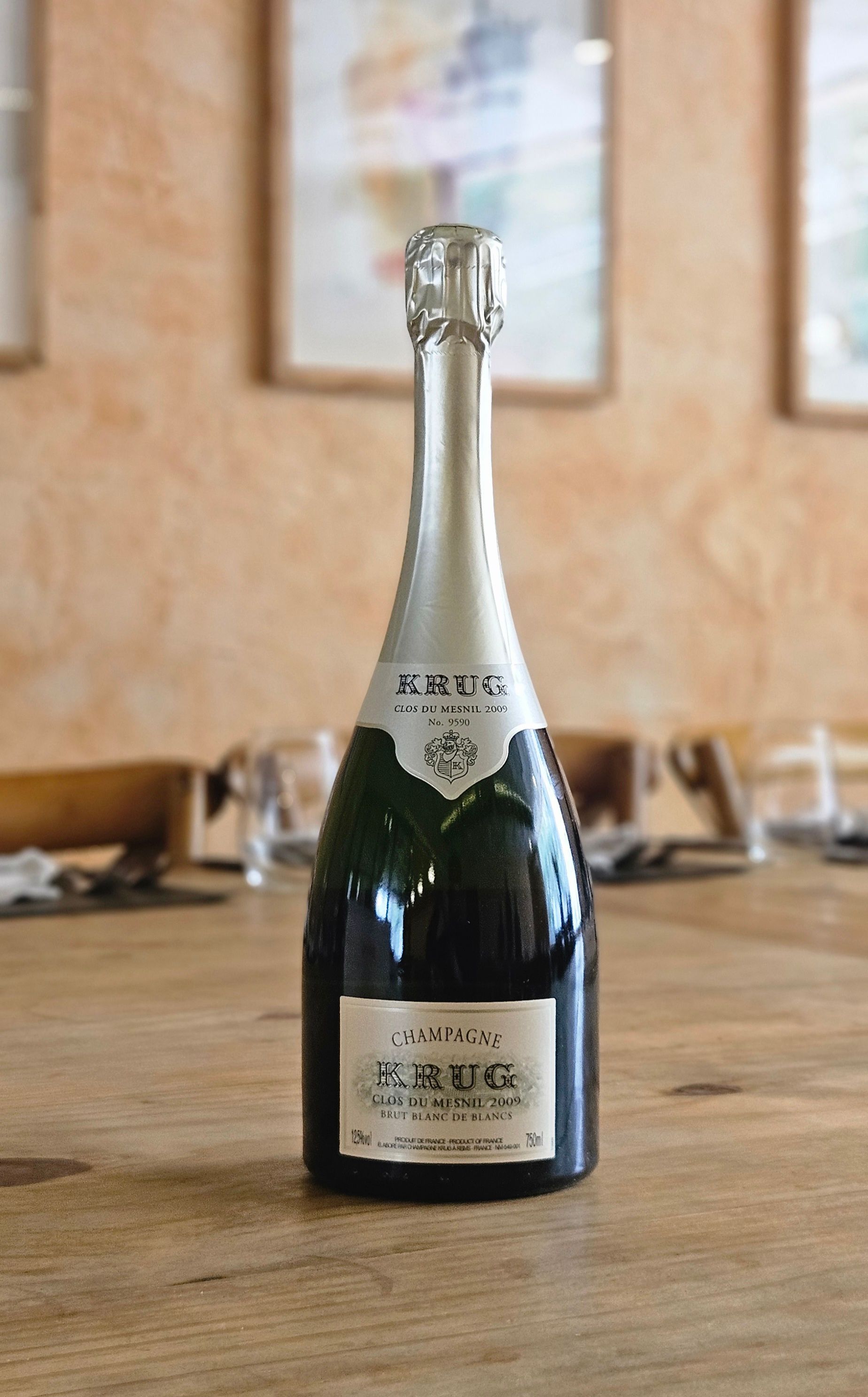 Champagne Krug Clos du Mesnil 2009