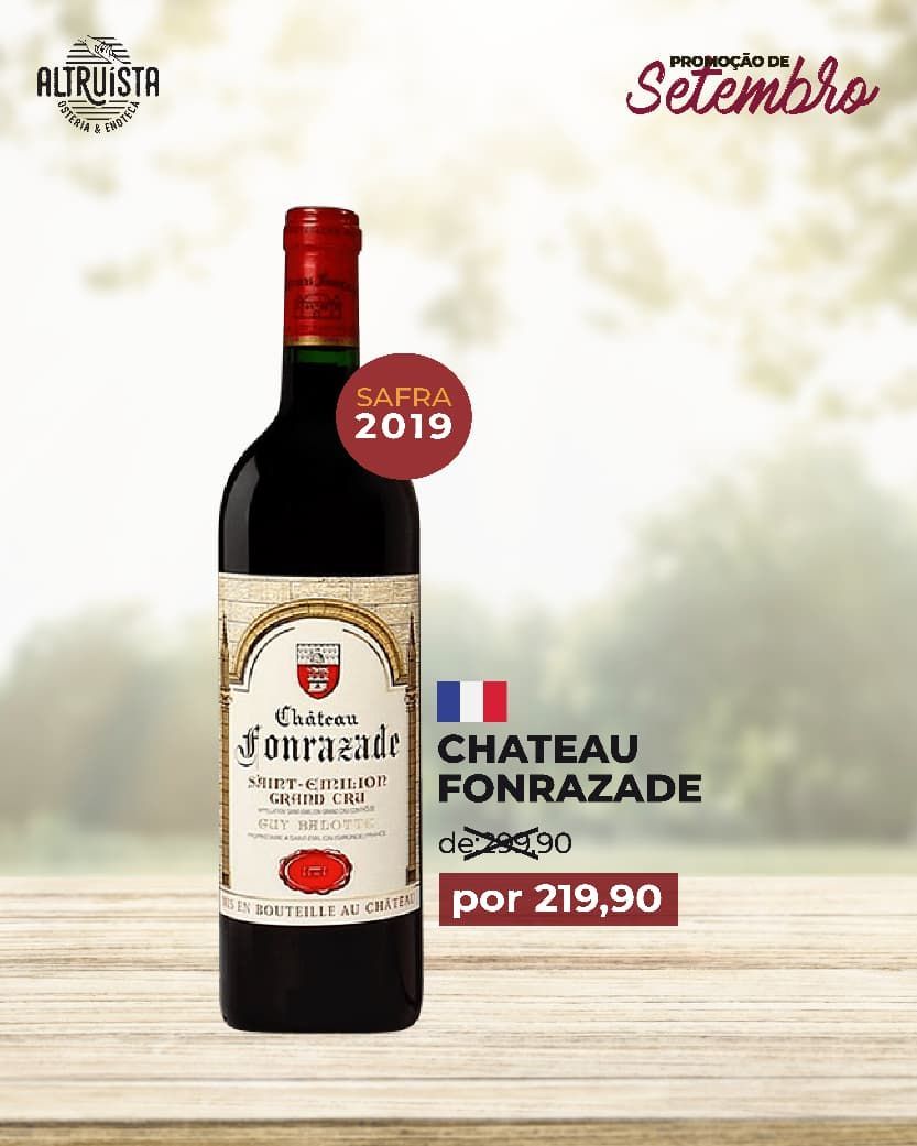 Chateau Fonrazade Saint-Emilion Grand Cru  2019
