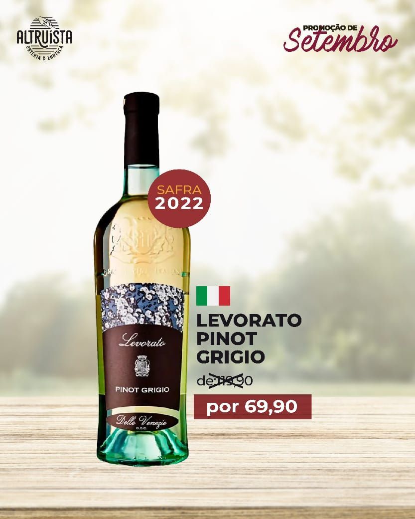 Vinho Levorato Pinot Grigio Doc 750ml