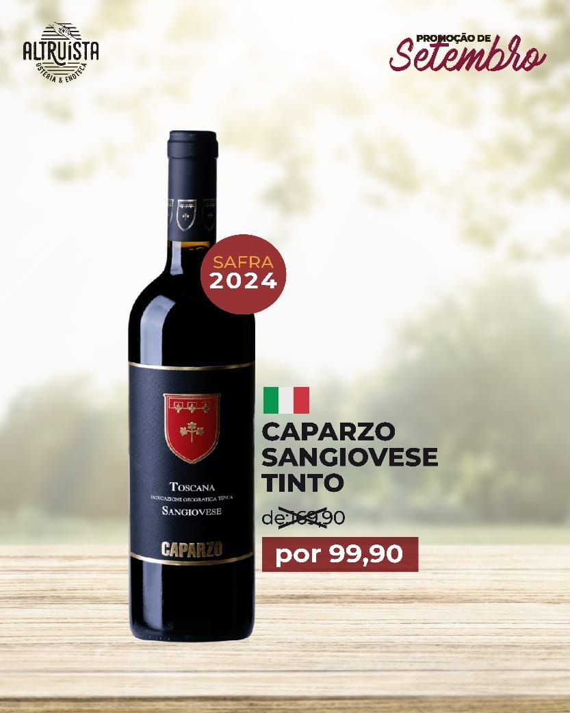 Vinho Caparzo Sangiovese 750ml