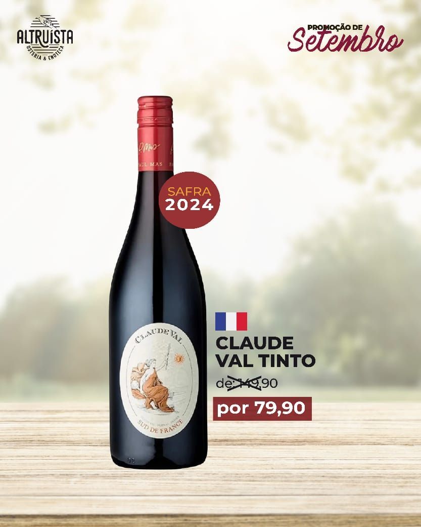 Vinho Claude Val Rouge