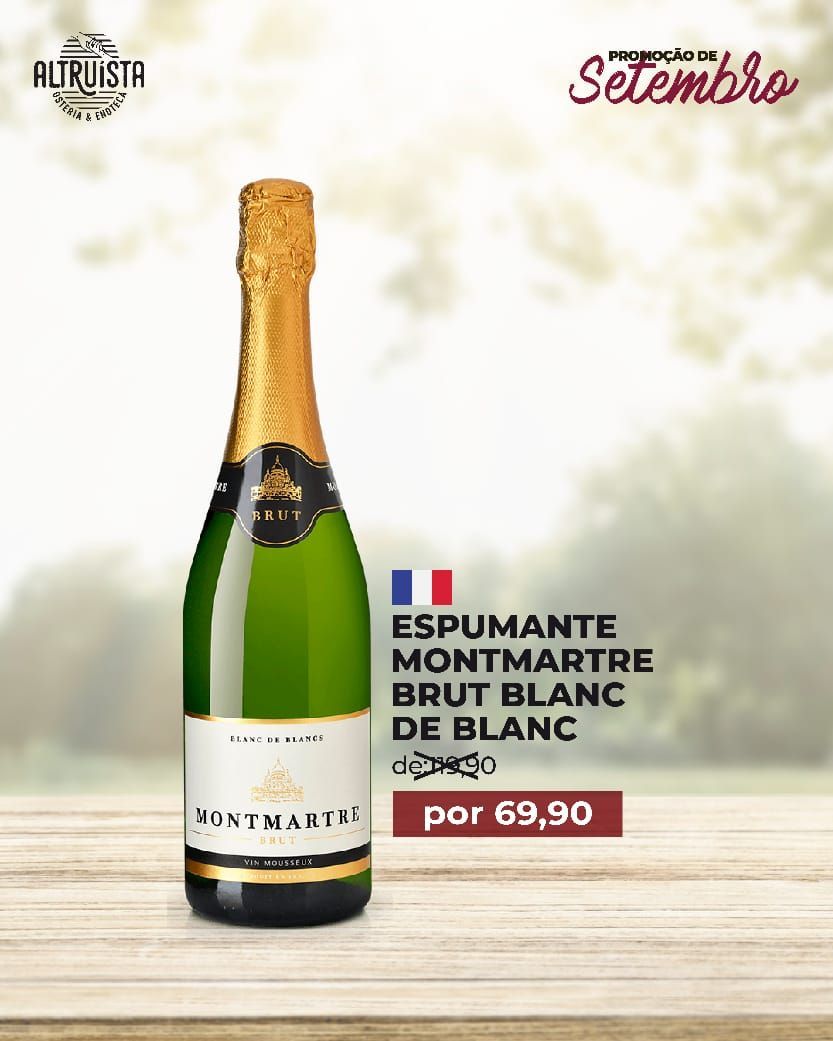 ESPUMANTE MONTMARTRE BLANC DE BLANCS BRUT - 750ml