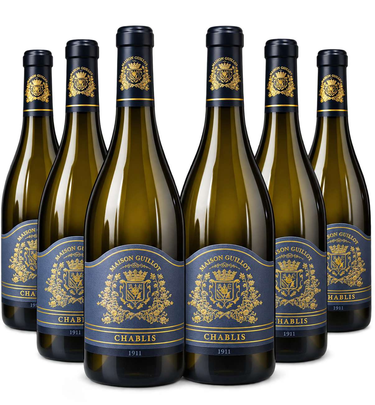 KIT 6   GARRAFAS  CHABLIS MAISON GUILLOT 2025  