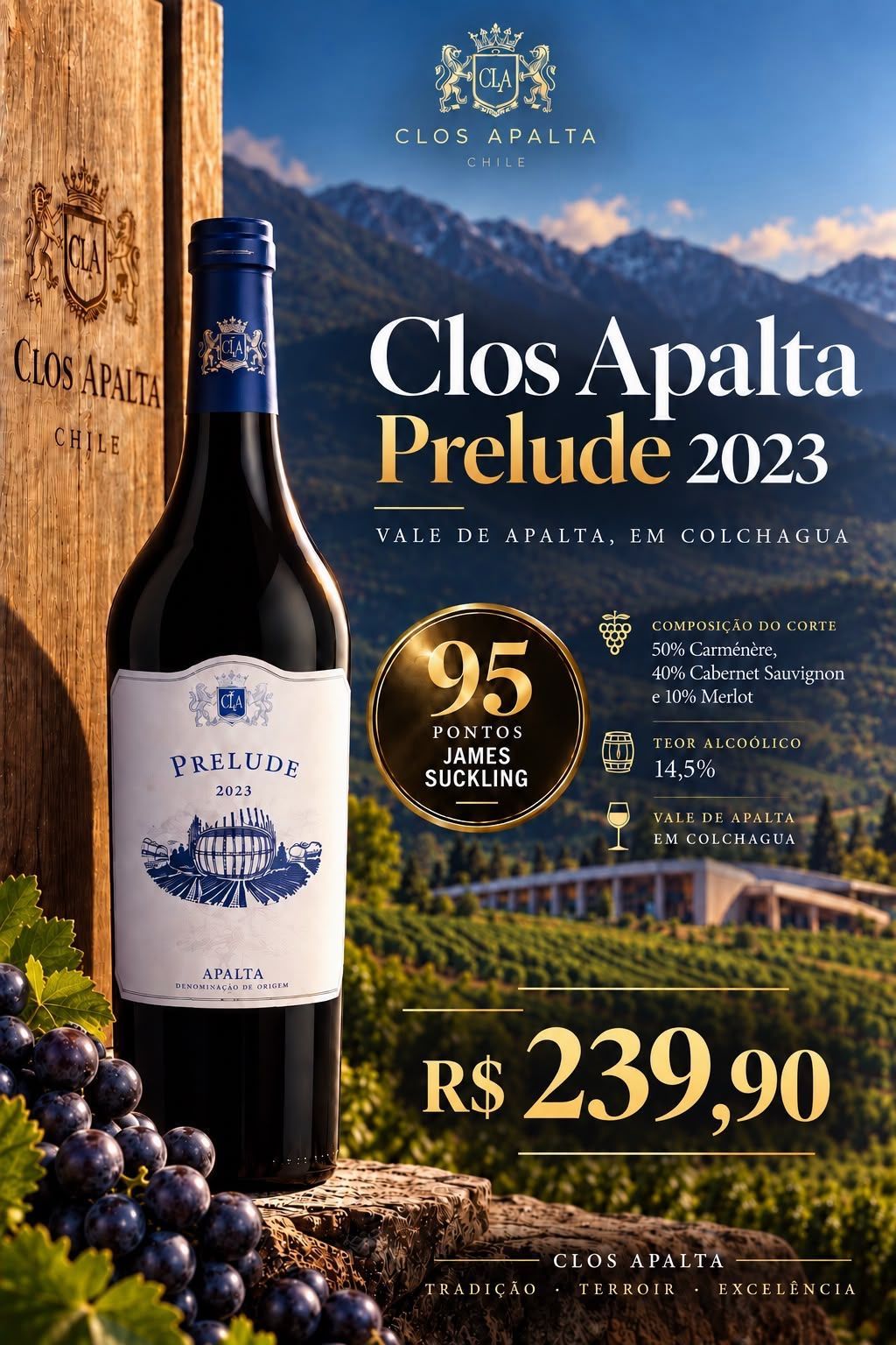 Clos Apalta Prelude 750ml