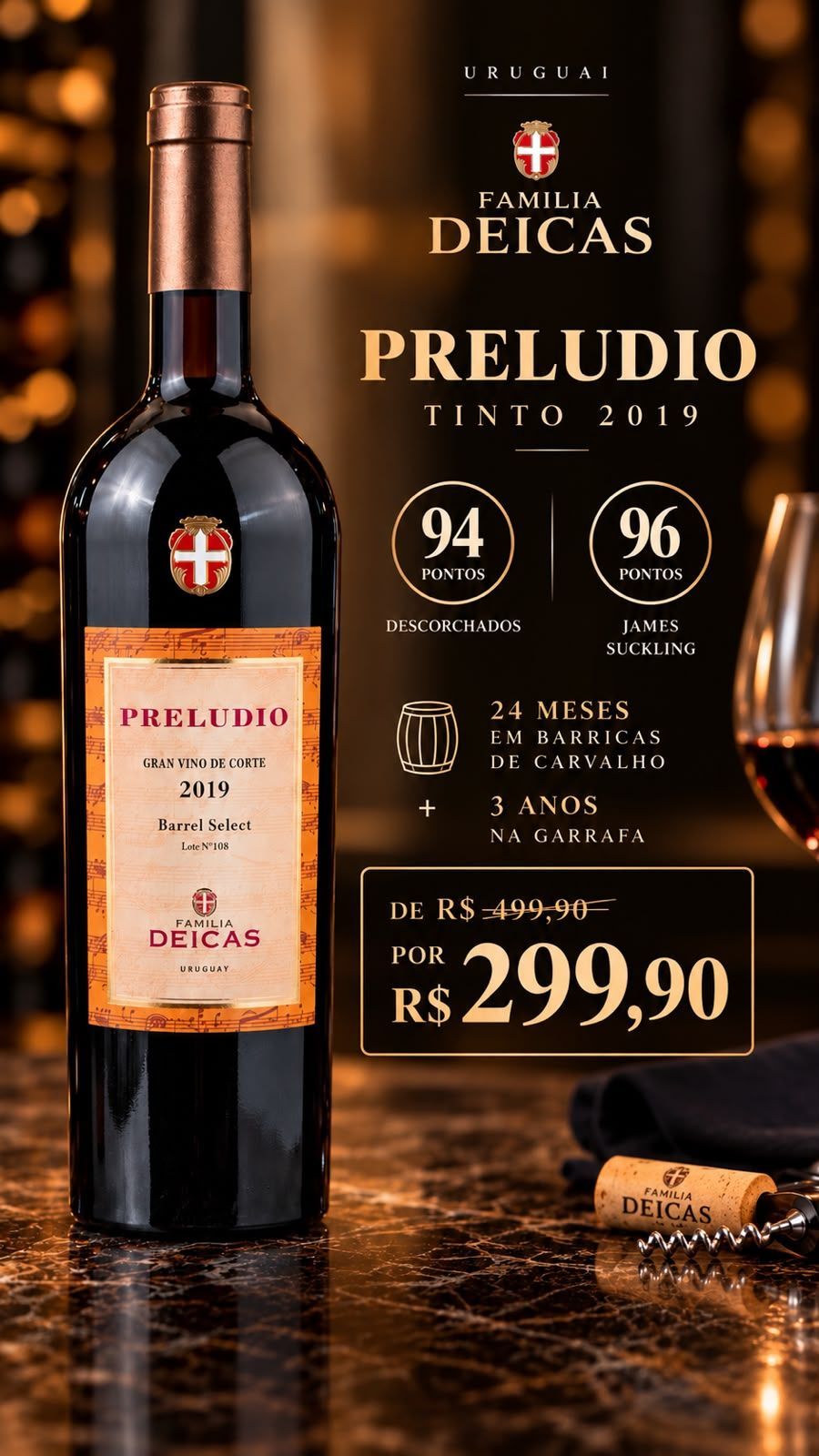 Preludio Familia Deicas  Tinto