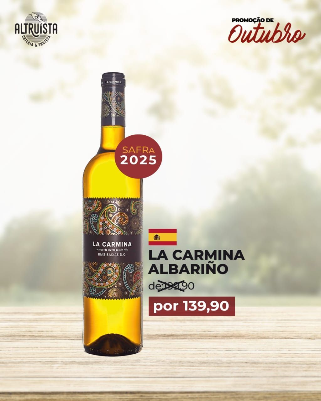 La Carmina Albariño D.O Rías Baixas