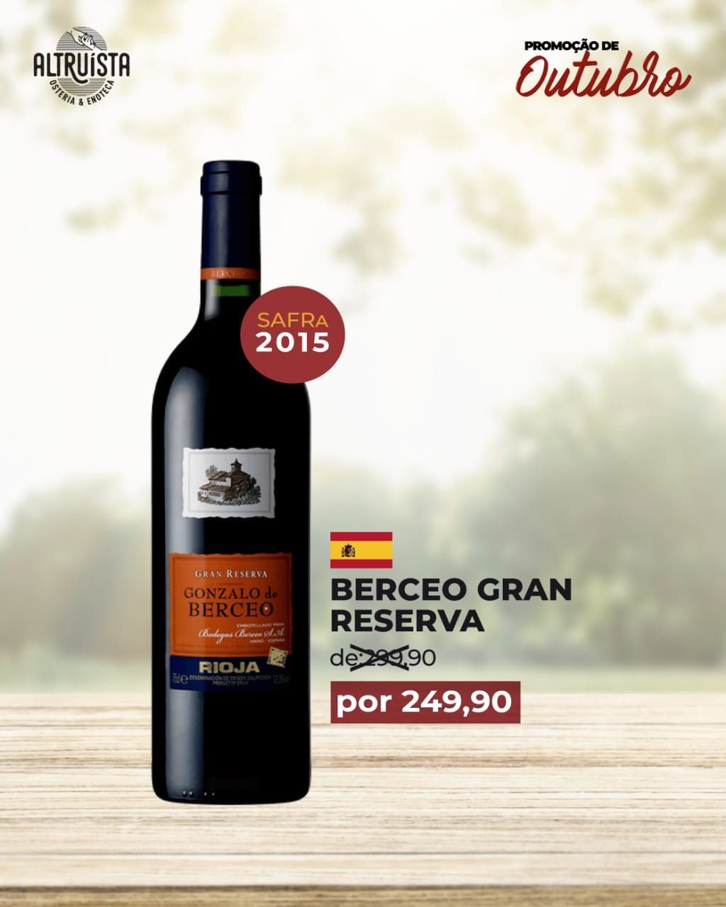 BERCEO GRAN RESERVA 2015