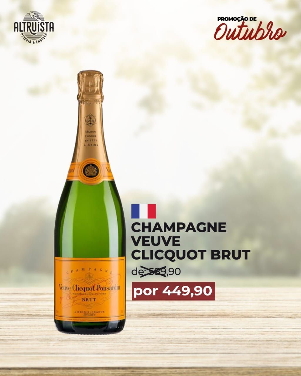 Champagne Veuve Clicquot Brut 750ml