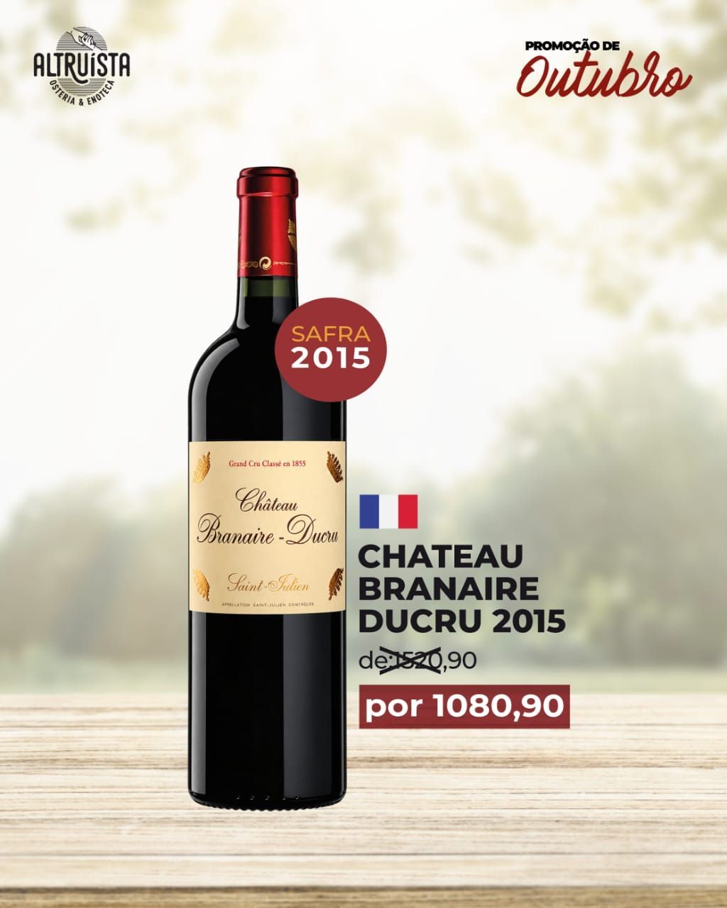 Chateau Branaire Ducru  2015