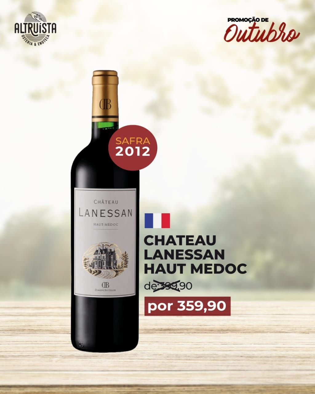 Chateau Lanessan Safra 2012