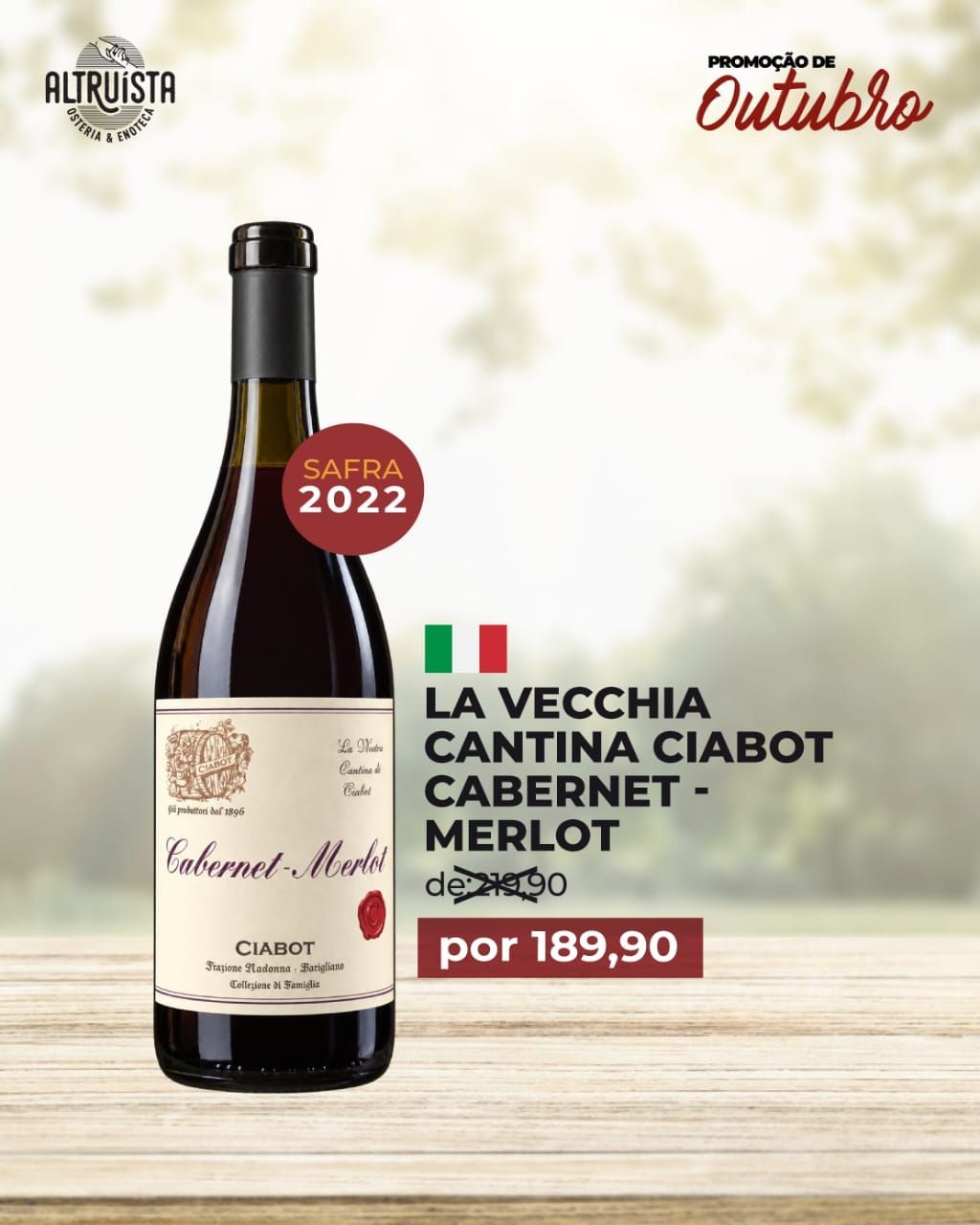 La Vecchia Cantina del Ciabot Cabernet Sauvignon Piemonte