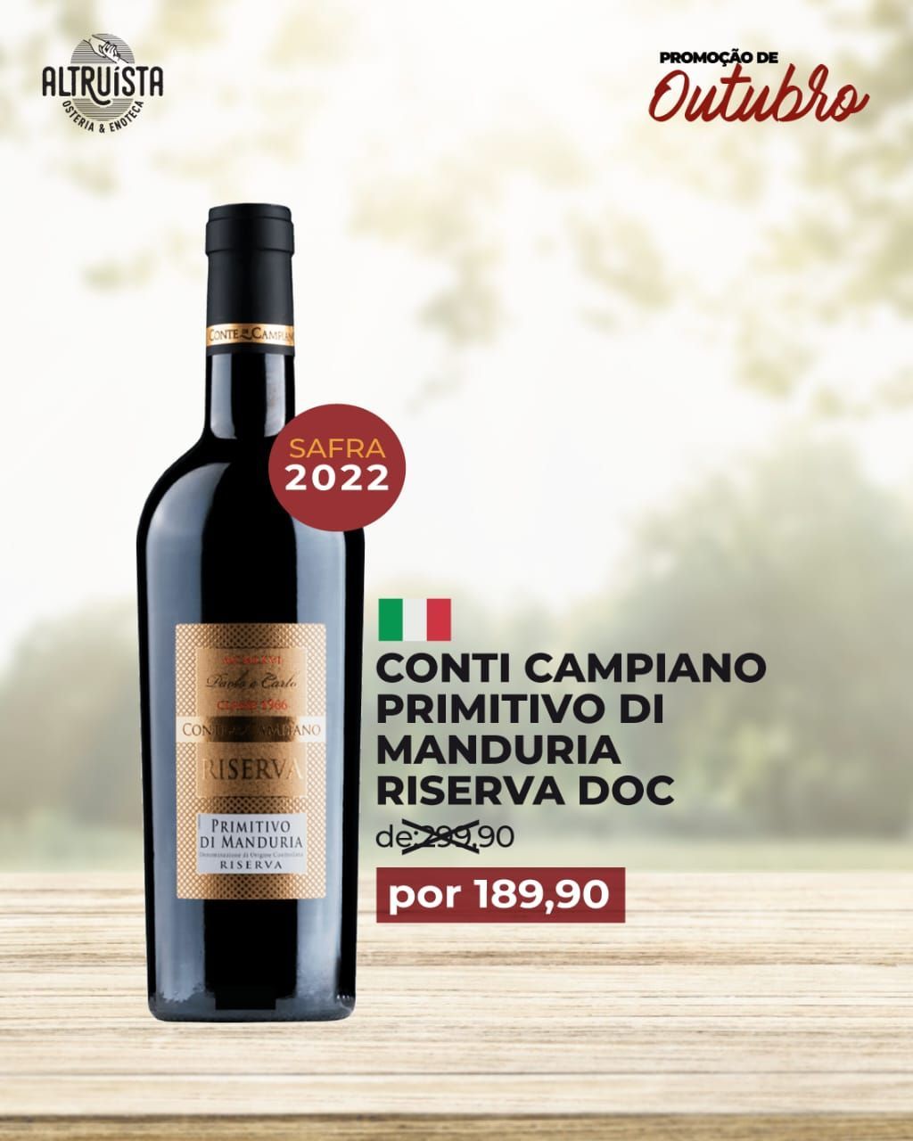 Conti Campiano Primitivo di Manduria Riserva DOC