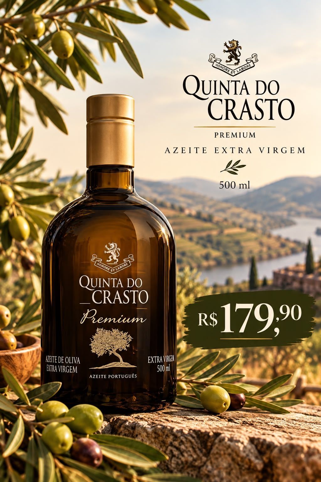 Quinta do Crasto – Azeite Extra Virgem  Premium  500 ml