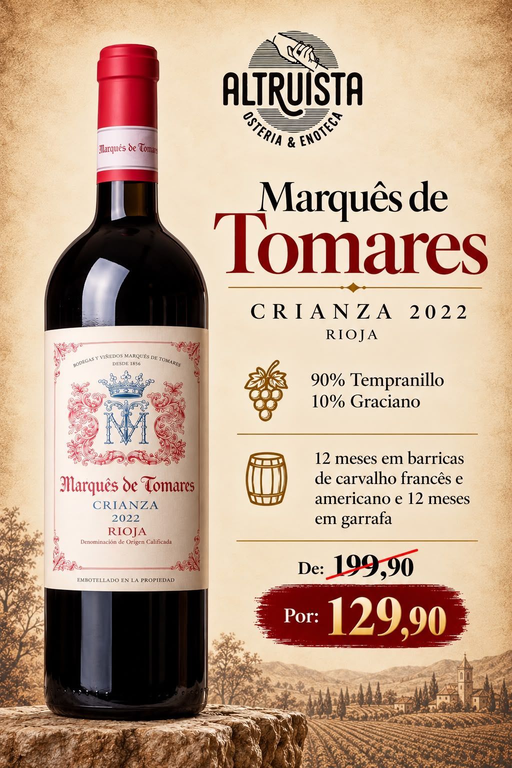 Marques Tomares Crianza 