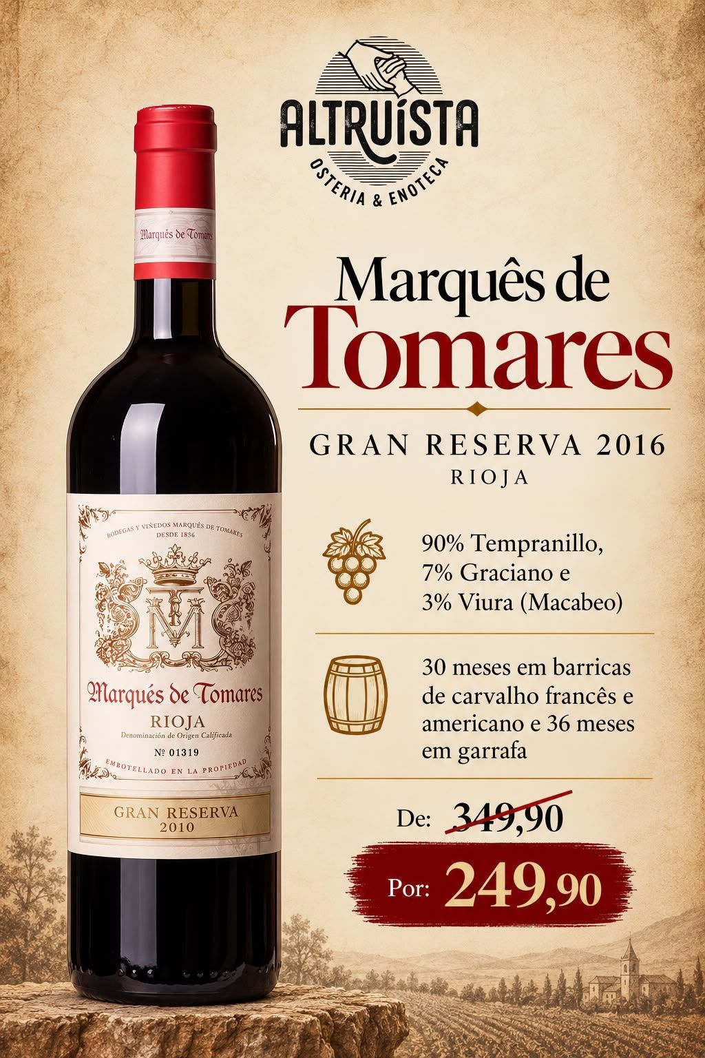 Marques Tomares  Gran Reserva