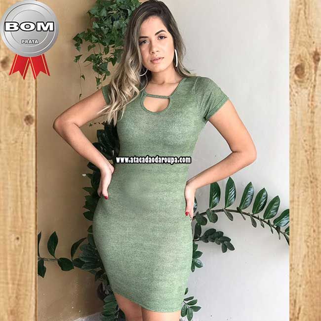 Vestidos Crepe Liso M