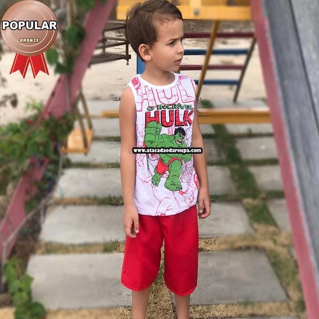 Conjunto Infantil Masculino Algodão