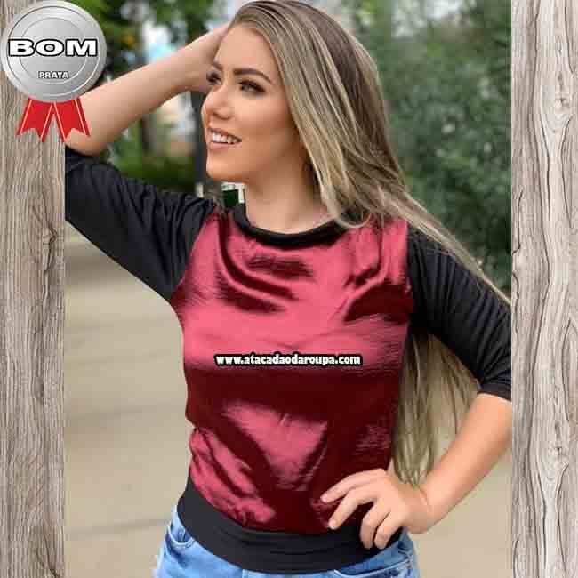 Blusa Feminina Manga 3/4